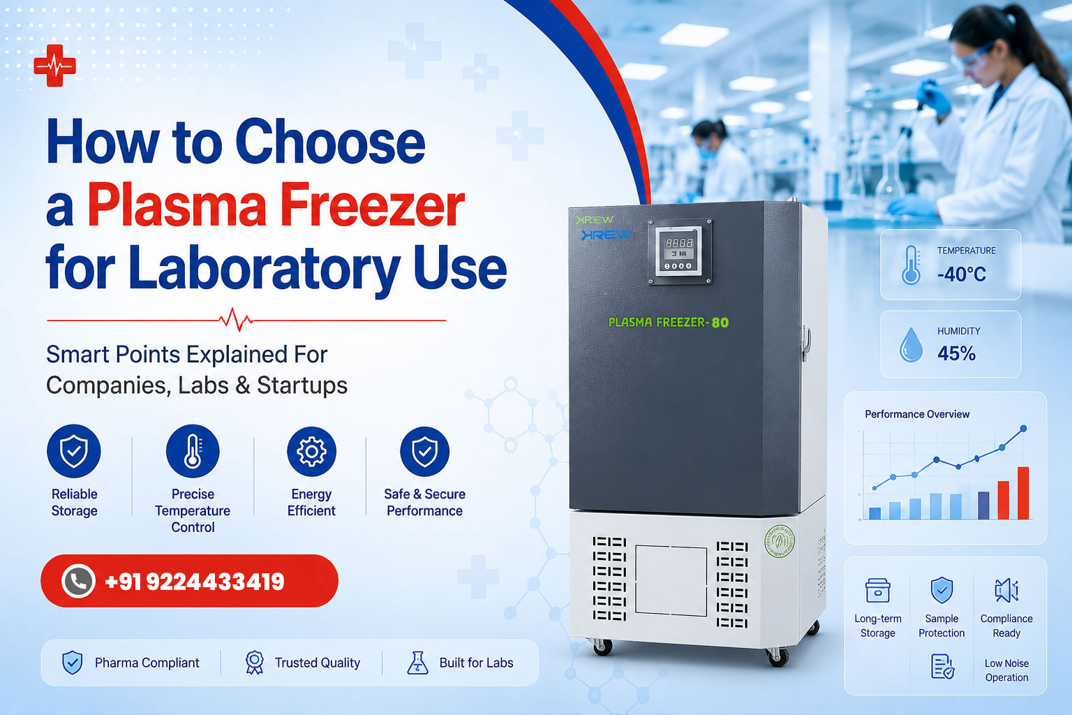 How to Choose a Plasma Freezer for Laboratory Use